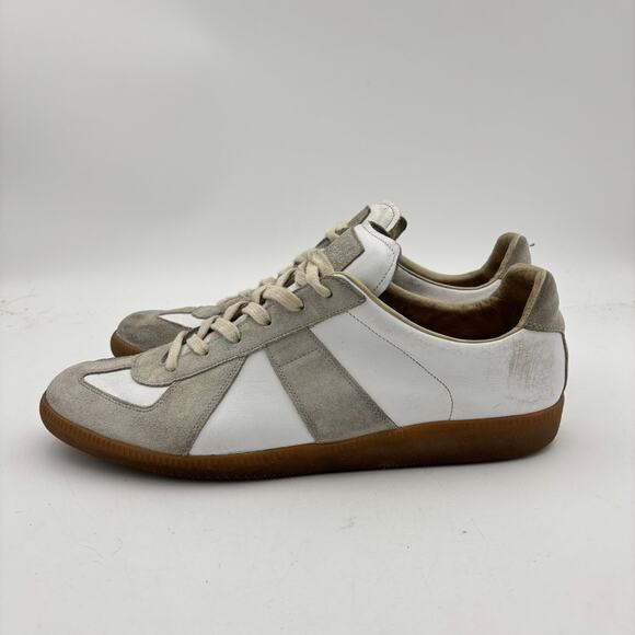 Maison Margiela Low GAT Khaki Shoes Sneakers Men\'s 47 US 14 Rare main image 10